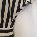Second-Hand - Assorted Brands Silk Striped Midi Dress Size 10 - SwapUp