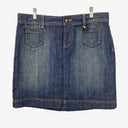 Second-Hand - Tommy Hilfiger Vintage Denim Mini Skirt Size 10 - SwapUp
