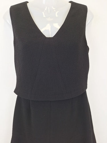 Second-Hand - Marcs Textured Classic Tiered Business Mini Dress Size 8 - SwapUp