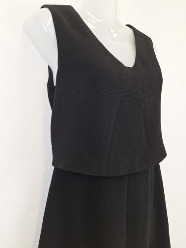 Second-Hand - Marcs Textured Classic Tiered Business Mini Dress Size 8 - SwapUp