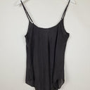 Second-Hand - Lee Mathews / Edit Midnight Grey Sheer Silk Slip Top Size 12 - SwapUp
