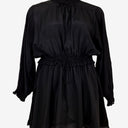 Second-Hand - Mahhon Mock Neck Ford Silk Mini Dress Size 6 - SwapUp