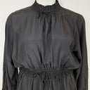 Second-Hand - Mahhon Mock Neck Ford Silk Mini Dress Size 6 - SwapUp