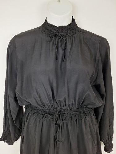 Second-Hand - Mahhon Mock Neck Ford Silk Mini Dress Size 6 - SwapUp