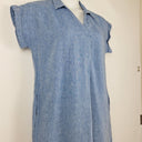 Second-Hand - RB Sellers Chambray Collared Shift Mini Dress Size 10 - SwapUp