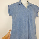 Second-Hand - RB Sellers Chambray Collared Shift Mini Dress Size 10 - SwapUp