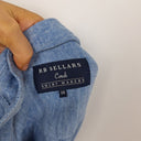 Second-Hand - RB Sellers Chambray Collared Shift Mini Dress Size 10 - SwapUp