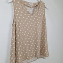 Second-Hand - Bird Keepers Cute Latte Spotted Top Size 14 - SwapUp