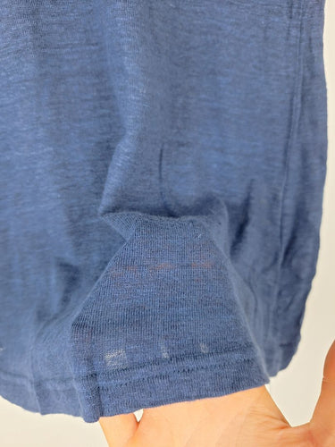 Second-Hand - Emerge Navy folded Sleeve Casual T-shirt Size 12 - SwapUp