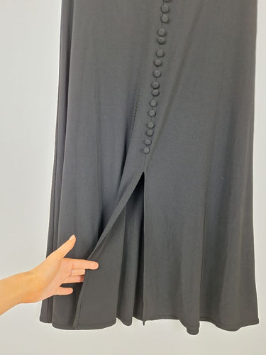 Second-Hand - Frank Lyman Feature Button Flared Midi Skirt Size 8 - SwapUp