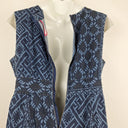 Second-Hand - Plenty Diamond Patterned Stretch Denim Mini Dress Size 12 - SwapUp