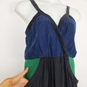 Second-Hand - Country Road Colour Block Silk Mini Dress Size 14 - SwapUp