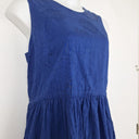 Second-Hand - Gap Cobalt Sweet Jacquard Mini Dress Size 14 - SwapUp