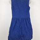 Second-Hand - Gap Cobalt Sweet Jacquard Mini Dress Size 14 - SwapUp