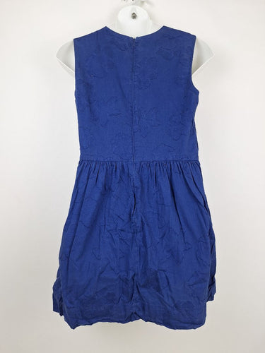 Second-Hand - Gap Cobalt Sweet Jacquard Mini Dress Size 14 - SwapUp
