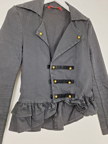 Second-Hand - Tigerlily Ruffled Military Night Out Jacket Size 8 - SwapUp