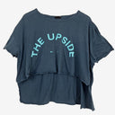 Second-Hand - The Upside Branded Hi-Low Cropped T-shirt Size M - SwapUp
