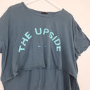 Second-Hand - The Upside Branded Hi-Low Cropped T-shirt Size M - SwapUp