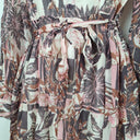 Second-Hand - Delilah Preppy Breezy Muted Design Midi Dress Size 10 - SwapUp