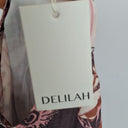 Second-Hand - Delilah Preppy Breezy Muted Design Midi Dress Size 10 - SwapUp