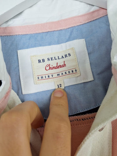 Second-Hand - RB Sellers Heritage Striped Polo Top Size 12 - SwapUp