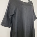 Second-Hand - Rike Design Pure Noir Linen Midi Dress Size L - SwapUp