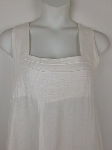 Second-Hand - Imagine Floaty Linen Midi Dress Size OSFA - SwapUp