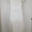 Second-Hand - Imagine Floaty Linen Midi Dress Size OSFA - SwapUp