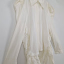Second-Hand - Kimberley Cream Manipulated Back Shirt Size L - SwapUp