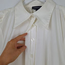 Second-Hand - Kimberley Cream Manipulated Back Shirt Size L - SwapUp