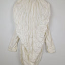 Second-Hand - Kimberley Cream Manipulated Back Shirt Size L - SwapUp