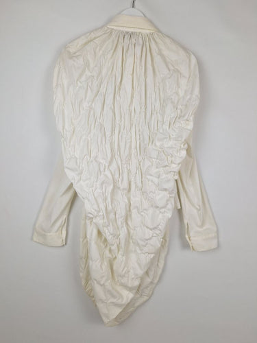 Second-Hand - Kimberley Cream Manipulated Back Shirt Size L - SwapUp
