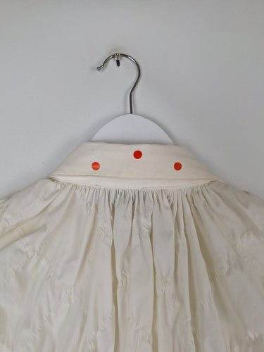 Second-Hand - Kimberley Cream Manipulated Back Shirt Size L - SwapUp