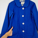 Second-Hand - Hatley Royal Blue Peter Pan Coat Size 12 - SwapUp