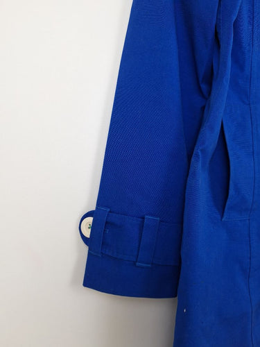 Second-Hand - Hatley Royal Blue Peter Pan Coat Size 12 - SwapUp