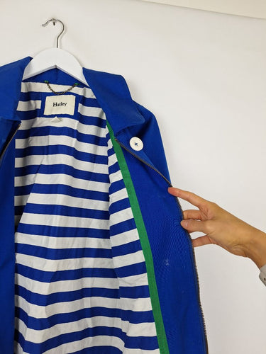 Second-Hand - Hatley Royal Blue Peter Pan Coat Size 12 - SwapUp