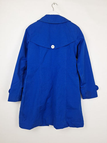 Second-Hand - Hatley Royal Blue Peter Pan Coat Size 12 - SwapUp