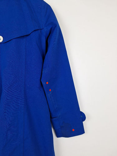 Second-Hand - Hatley Royal Blue Peter Pan Coat Size 12 - SwapUp
