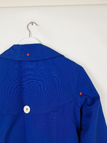 Second-Hand - Hatley Royal Blue Peter Pan Coat Size 12 - SwapUp