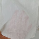 Second-Hand - Assorted Brands Mother Of Pearl Button Linen Top Size XL - SwapUp