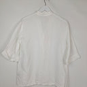 Second-Hand - Assorted Brands Mother Of Pearl Button Linen Top Size XL - SwapUp