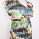 Second-Hand - Elk Colour Glitch Midi Dress Size 8 - SwapUp