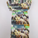 Second-Hand - Elk Colour Glitch Midi Dress Size 8 - SwapUp