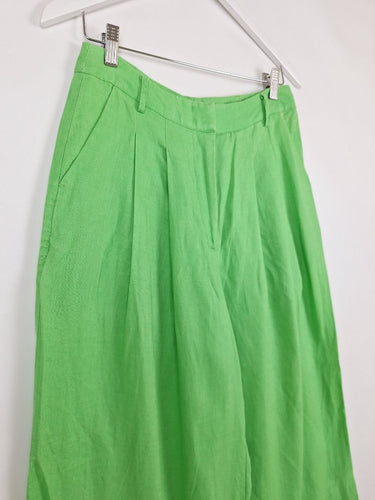 Second-Hand - Gorman Granny Smith Linen Pants Size 10 - SwapUp
