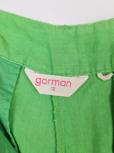 Second-Hand - Gorman Granny Smith Linen Pants Size 10 - SwapUp