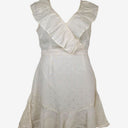 Second-Hand - Tigerlily Sweet Ruffle Linen Mini Pants Size 12 - SwapUp