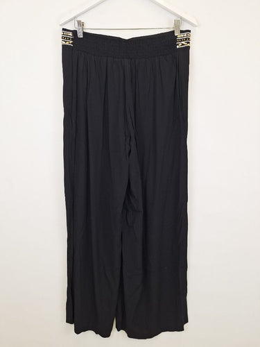Second-Hand - Natasha Gan Beaded Waist Straight Leg Pants Size 18 - SwapUp