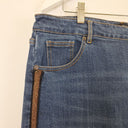 Second-Hand - Motto Gold Trim Tailored Jeans Size 18 - SwapUp