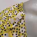 Second-Hand - Boden Yellow Lime Spotted Midi Dress Size 16 - SwapUp