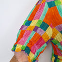 Second-Hand - Gorman Rainbow Crinkle Texture Sun Dress Size 14 - SwapUp